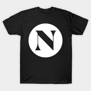 N (Letter Initial Monogram) T-Shirt